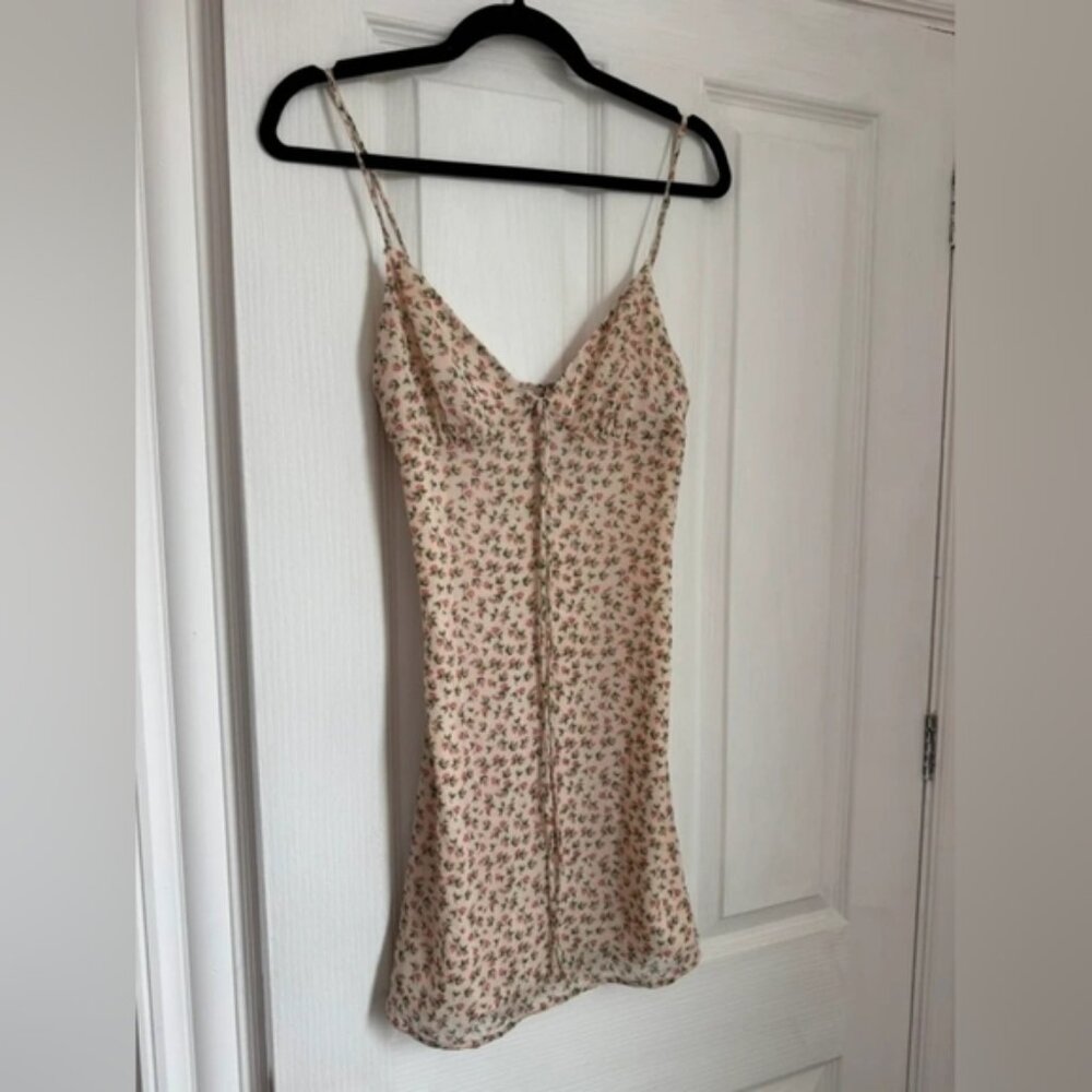 Zara Cream Floral Camisolefloral dress